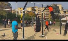 Mondovì, calisthenics nel nuovo parco di Villa Nasi
