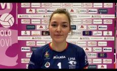 La soddisfazione dell'opposta Taborelli: "Brave a rimanere sempre concentrate"