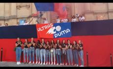 Gli Ultras Puma accolgono l'Lpm Bam Mondovì 