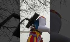 Mondovì: in timelaps la "costruzione" del Moro a Piazza