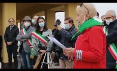 VIDEO - Inaugurata a Bastia la lapide dedicata ai 7 partigiani sepolti sotto il Sacrario Partigiano 