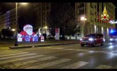 Gli auguri di Buone Feste dai vigili del fuoco di Cuneo