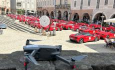 Mondov&igrave;: ecco come &egrave; stata realizzata la spettacolare foto della scritta Ferrari. Il volo del drone