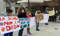 Mondovì, scuola: la manifestazione contro la Didattica a distanza