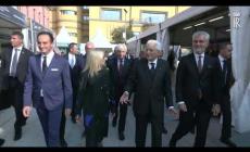 La visita del Presidente Sergio Mattarella: l'arrivo al Teatro Busca, il suo discorso, il saluto di Alberto Cirio, governatore della Regione