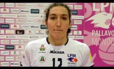 Beatrice Molinaro commenta la sconfitta dell'LPM contro Macerata