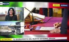 Fabiana Dadone, ministro di Mondovì, giura di fronte a Mattarella e Draghi