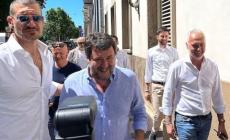 Salvini (Lega) a Cuneo per le comunali:  «Vogliono fare dell'Italia un market modello Grecia»
