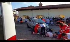 Intervento della Croce Rossa a Morozzo: dimostrazione pratica