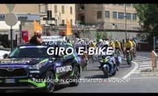 Giro E- Bike a Mondovì: il passaggio in corso Statuto