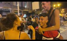 A Mondovì è festa: Italia del calcio sul tetto dell'Europa, carosello in corso Statuto