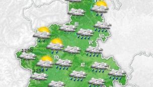 Meteo: weekend invernale sulla provincia di Cuneo, possibile neve anche a bassa quota su Langhe e Roero