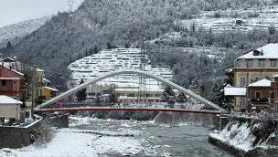 Garessio dopo la nevicata