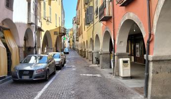 Ceva, centro storico: nuova pavimentazione (e sottoservizi) in via Marenco, Sauli e Pallavicino