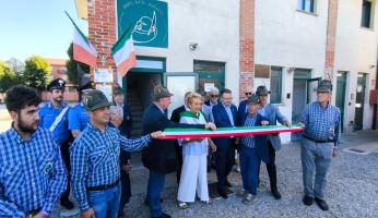 Margarita in festa per i suoi alpini