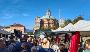 Vicoforte: primo giorno di Fiera baciato dal sole