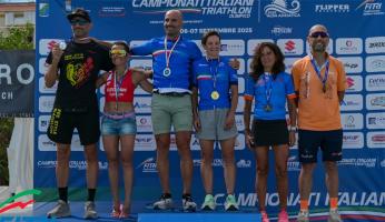 Giuliano seconda italiani triathlon