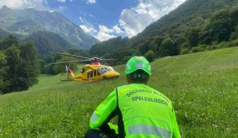 Chiusa Pesio: escursionista disperso ritrovato grazie all’elicottero dei Vigili del Fuoco
