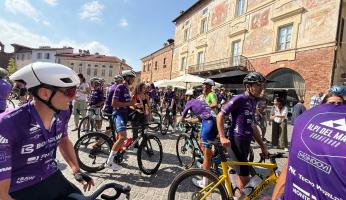 Mondoví, l’arrivo della Gran fondo Alpi del Mare. Il successo e il commento degli organizzatori