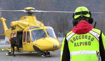 Colpito da infarto sul Monte Pigna: Soccorso Alpino lo trova nei boschi e lo salva