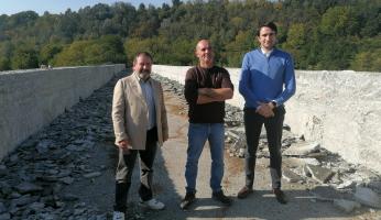 FOTOGALLERY - Partiti i lavori di rinforzo strutturale da 4 milioni di euro del ponte Ghigliani a Clavesana