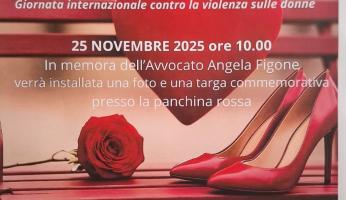 San Michele: sopra la panchina rossa una foto ricorderà Angela Figone