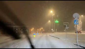 La nevicata di venerdì sera, Santuario di Vicoforte