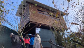 Oasi di Crava Morozzo: inaugurata la nuova torretta è presentato il progetto educativo Go Green