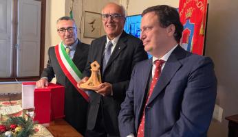 A Franco Cozzi il Sigillo di Bronzo istituito dal Comune di Montaldo Mondovì in onore di Giorgio Maria Lombardi