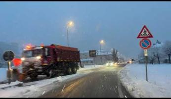 La nevicata di marted&igrave; 16 dicembre: Vicoforte, statale 28
