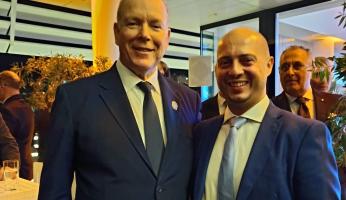 Il principe Alberto di Monaco in visita a Ceva