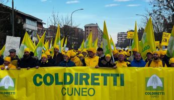 Protesta: 2.500 agricoltori della "Granda" a Torino "A rischio non c' solo il reddito, ma tutte le filiere"