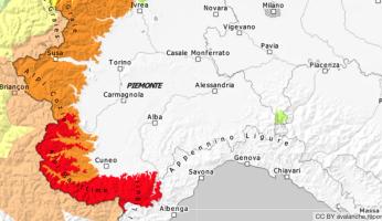 Tanta neve fresca in quota, elevato rischio valanghe