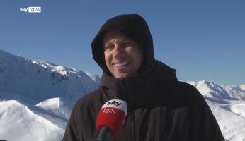 Sulle piste di Prato Nevoso spunta anche Antonio Cassano