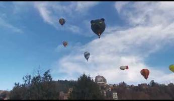 Le Mongolfiere il giorno dell'Epifania in volo su Mondov&igrave;