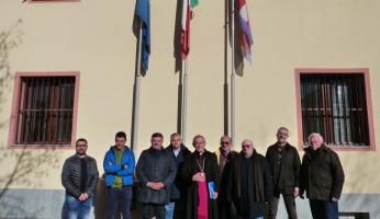 Il vescovo Miragoli in visita pastorale a Pianfei