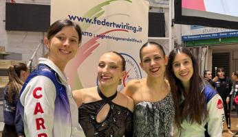 Chiera Bonino twirling 