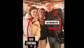 Alle Stalle di Prato Nevoso le star del cinema Benedetta Porcaroli e Riccardo Scamarcio