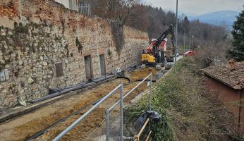 Mondov&igrave;: lo scatto dei lavori in via Tortora, primo passo verso la riorganizzazione scolastica