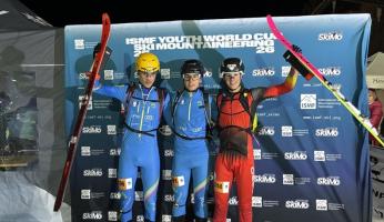 Blangero podio coppa mondo