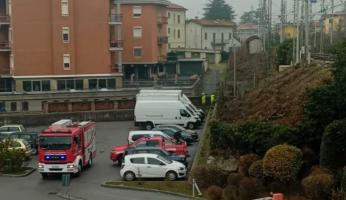 Mondov&igrave;: intervento dei vigili del fuoco alla stazione ferroviaria