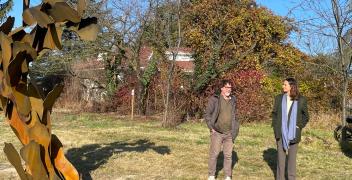 Vicoforte: inaugurato “Flusso pellegrino” nel campo dietro San Rocco