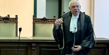 Il tribunale di Cuneo ha dato il benvenuto al suo nuovo presidente