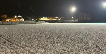 Trinit&agrave; calcio neve
