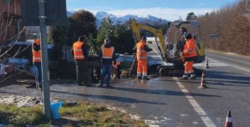Mondovì, sospesa l’erogazione dell’acqua per un grave guasto alla condotta