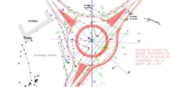 Monastero: la Provincia approva il progetto di fattibilit&agrave; tecnico-economica per la rotonda davanti al cimitero