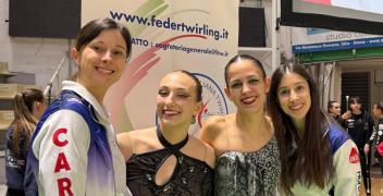 Chiera Bonino twirling 