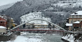 Garessio dopo la nevicata