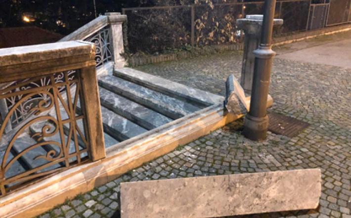 Mondovì: danneggiato lo 'scalone' dell’Altipiano
