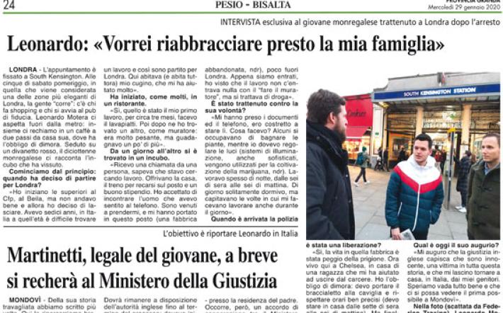 #Mondovì, caso Leonardo Motera: interrogazione parlamentare dell'onorevole Mino Taricco